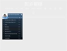 Tablet Screenshot of dylanmenzie.com